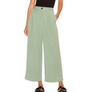 rag & bone Donovan Green Wide Leg Pant